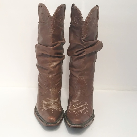 Steve Madden • Women’s Sloch Sadddle Cowboy Boot - Picture 2 of 8